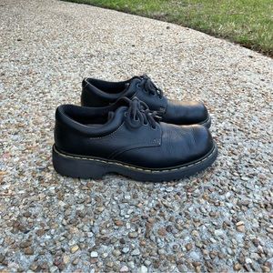 Dr. Martens Leather Shoes Mens AW004 Black Size 10